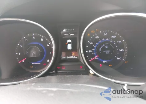 2013 Hyundai Santa Fe Sport 2.0T z USA, uszkodzony, nr VIN 5XYZW3LA4DG070676